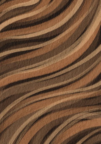 Abstract brown color line brush on paper illustration background for decoration on vintage, coffee drinks and historical concept.