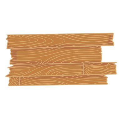 Doğa ve kırsal stil üzerine dekorasyon için ahşap pano illüstrasyonu.