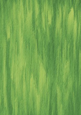 Doğa ve organik yaşam tarzı konsepti üzerine dekorasyon için kağıt çizimi üzerine soyut yeşil yaprak kuru fırça darbesi.