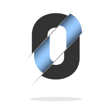 3d number cut design for decorative design. 3d art wallpaper. Vintage vector ornament template.