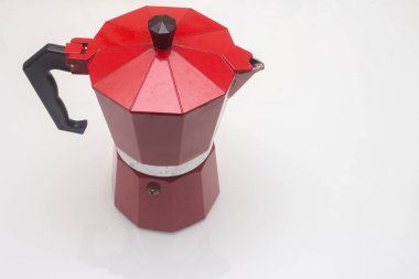 Güzel kırmızı İtalyan kahvesi