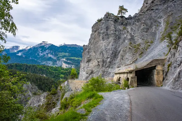 stock image interesting landscape at the Rheinschlucht in Switzerland