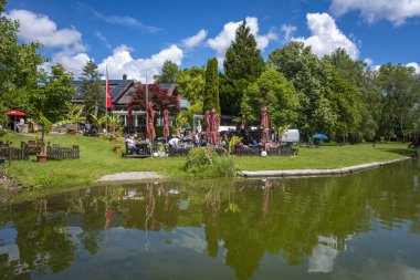 Güney Almanya 'daki Degersee' de Yerel Rekreasyon Areal
