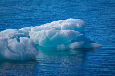 Spitsbergen ve Nordaustlandet arasında Svalbard 'da seyir halindeyiz.