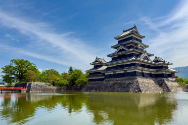 Japonya 'daki tarihi matsumoto kalesini ziyaret ediyor.