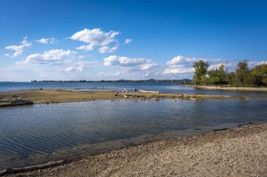 relaxing at the local recreation area at Lake Constance