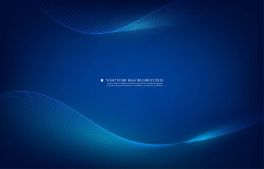 soyut vektör mavi duvar kağıdı. furutistik düz çizgi. Klasik mavi arkaplan