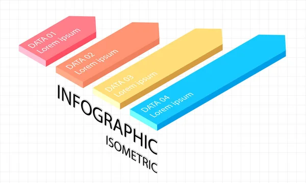 Los Iconos Diseño Comercialización Isométricos Del Vector Las Infografías Línea — Foto de Stock