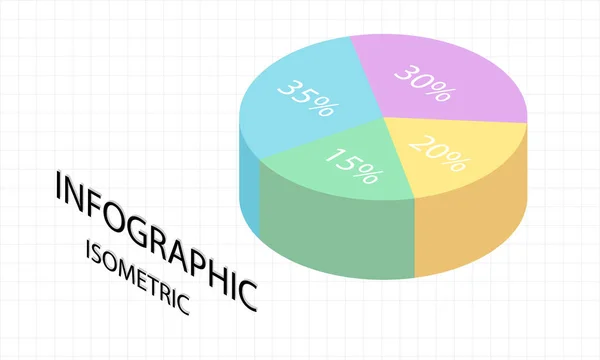 Časová Osa Infografika Izometrický Vektorový Design Marketingové Ikony Mohou Být — Stock fotografie
