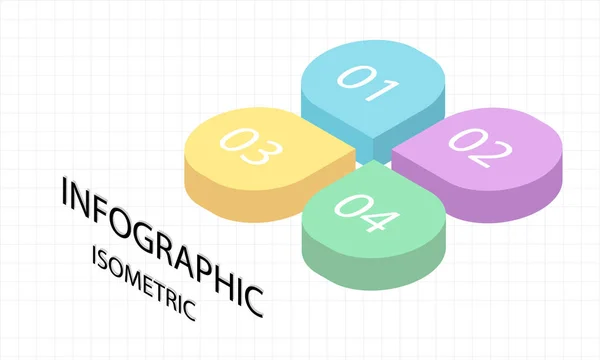 Zeitachseninfografiken Isometrische Vektor Design Und Marketing Symbole Können Für Layout — Stockfoto