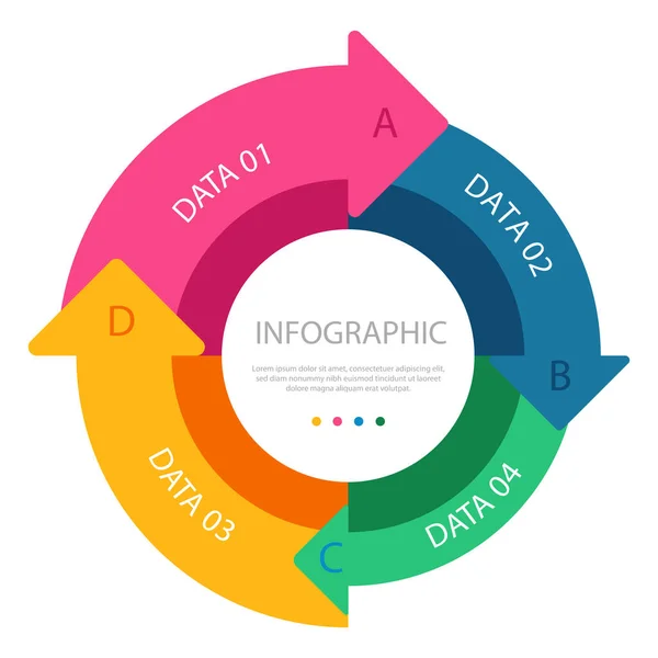 时间线信息图形矢量设计和营销图标可用于布局 工作流 年度报告 网页设计 带有选项 步骤或过程的业务概念 — 图库照片