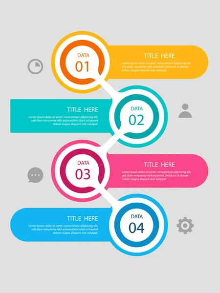 Idővonal Infografika Vektor Tervezés Marketing Ikonok Használhatók Elrendezés Munkafolyamat Diagram — Stock Fotó