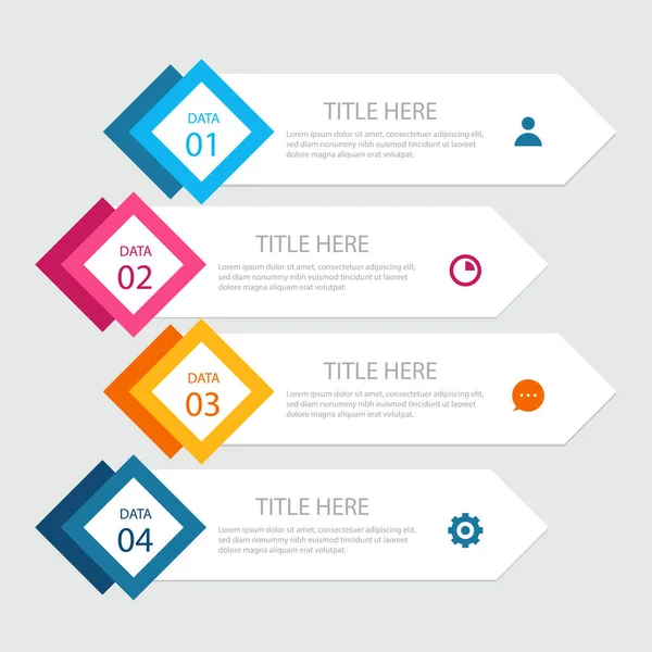 Idővonal Infografika Vektor Tervezés Marketing Ikonok Használhatók Elrendezés Munkafolyamat Diagram — Stock Fotó