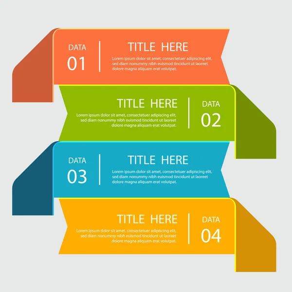 时间线信息图形矢量设计和营销图标可用于布局 工作流 年度报告 网页设计 带有选项 步骤或过程的业务概念 — 图库照片