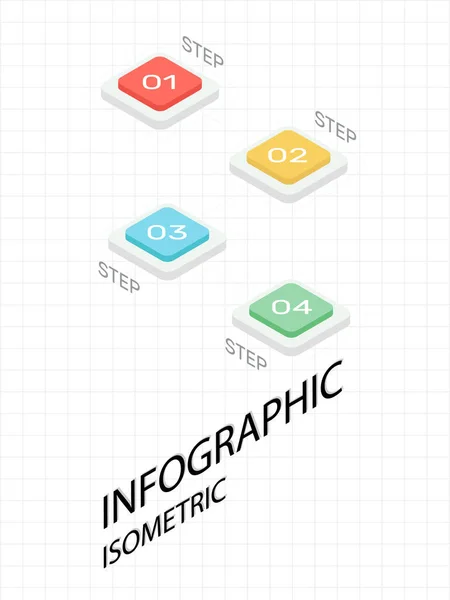 Tijdlijn Infographics Isometrische Vector Ontwerp Marketing Pictogrammen Kunnen Worden Gebruikt — Stockfoto
