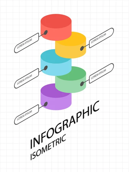 Tidslinje Infographics Isometriska Vektor Design Och Marknadsföring Ikoner Kan Användas — Stockfoto