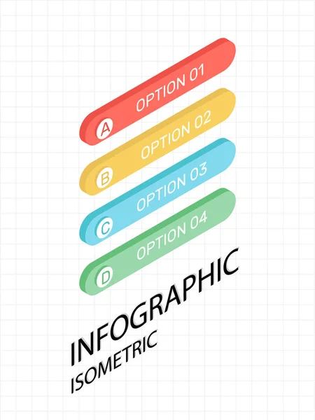 Idővonal Infografika Izometrikus Vektor Tervezési Marketing Ikonok Lehet Használni Elrendezés — Stock Fotó