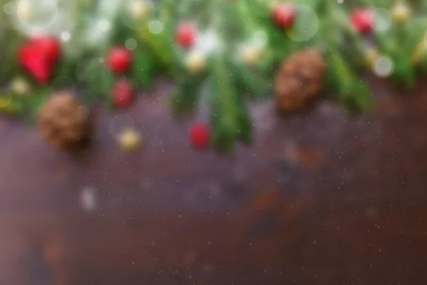 背景クリスマス祭り ぼかし クリスマスツリーとギフトボックス カバーのためにそれを使用 — ストック写真