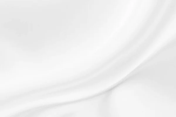 Streszczenie Tło Luksusowy Tekstura Biały Pognieciony Tkanina Pomarszczony Fala Krzywa — Zdjęcie stockowe