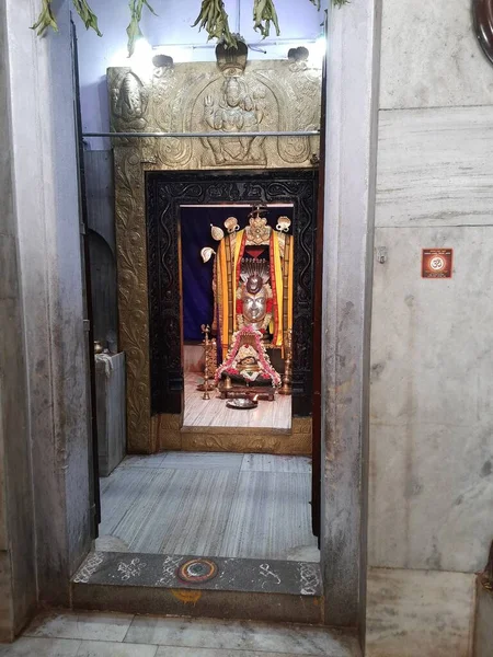 Mandya Karnataka Índia Maio 2022 Encerramento Bela Vista Templo Swamy — Fotografia de Stock