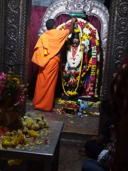 Tumkur Karnataka Indie Sie 2019 Zbliżenie Pięknej Hinduskiej Świątyni Religijnej — Zdjęcie stockowe