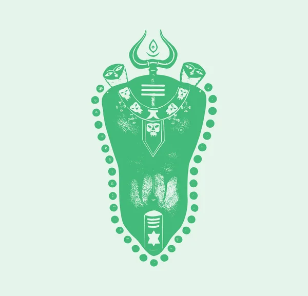 Desenho Esboço Lord Shiva Esboço Elemento Design Ilustração Editável —  Vetores de Stock