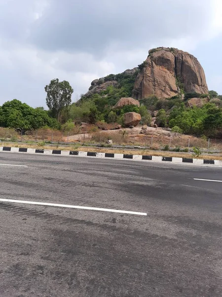Ramanagar Karnataka India Apr 2023 Detailní Záběr Krásné Silnice Ramanagara — Stock fotografie