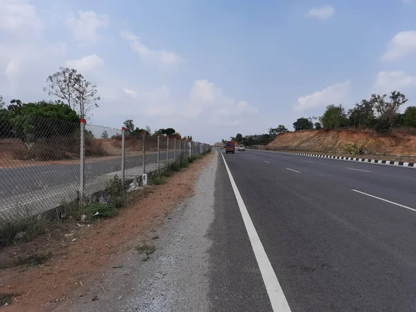 Ramanagar Karnataka India Ápr 2023 Közelkép Gyönyörű Ramanagara Nh275 Autópálya — Stock Fotó