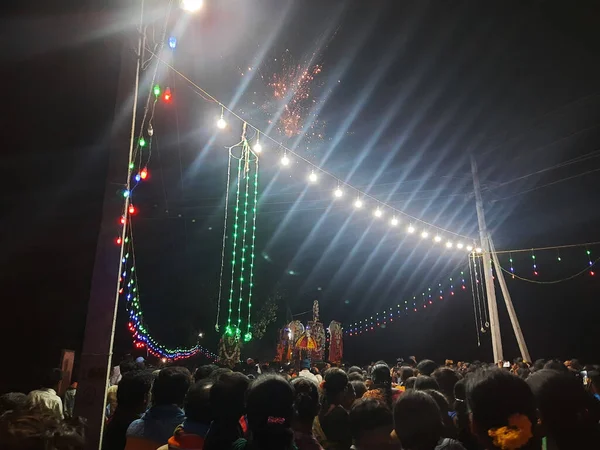 Mandya Karnataka Hindistan Nisan 2023 Kalamma Festivali Sırasında Bir Kadailavagilu — Stok fotoğraf