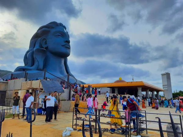 Chikkaballapur Karnataka India Junio 2023 Primer Plano Hermosa Estatua Del — Foto de Stock