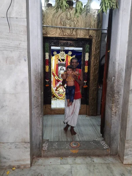 Mandya Karntaka Hindistan Sep 2023 Güzel Arkeshwara Tapınağı Garbhagudi Nin — Stok fotoğraf