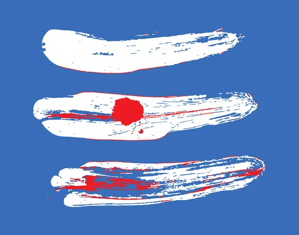 Малюнок Або Ескіз Тріани Або Шиви Три Білих Штриха Червоного — стоковий вектор