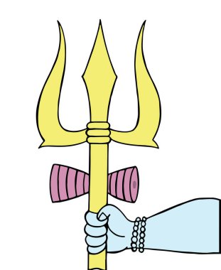 Lord Shiva tasarım elementlerinin çizimi ya da çizimi düzenlenebilir resimlerdir.