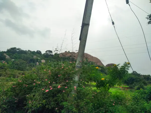 Maddur ve Magadi otobanı manzaralı yol kenarı doğayla iç içe..