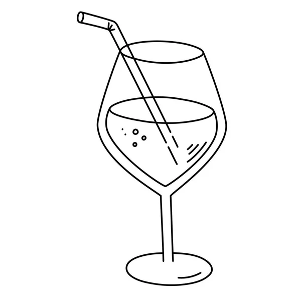 Drinken Alcoholische Cocktail Feestelijke Drank Voor Feestdagen Gebruik Voor Het — Stockvector