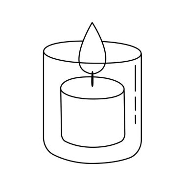 Mum, karalama, elektrik kesintisi, doğum günü partisi için dekorasyon, romantik Sevgililer Günü yemeği. Özel bir atmosfer yaratmak için, fitil ve balmumuyla süslenmiş el yapımı mum ışığı. Düzenlenebilir felç.