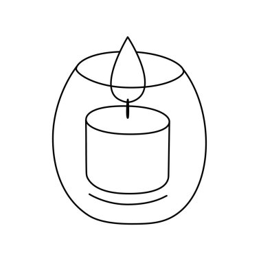 Mum, karalama, elektrik kesintisi, doğum günü partisi için dekorasyon, romantik Sevgililer Günü yemeği. Özel bir atmosfer yaratmak için, fitil ve balmumuyla süslenmiş el yapımı mum ışığı. Düzenlenebilir felç.