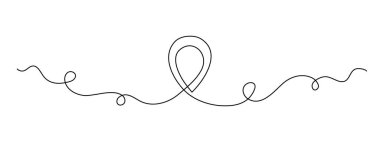 Pointing location at map one line art,hand drawn way destination continuous contour,trendy template direction, gps navigation concept.Editable stroke.Isolated. Vector