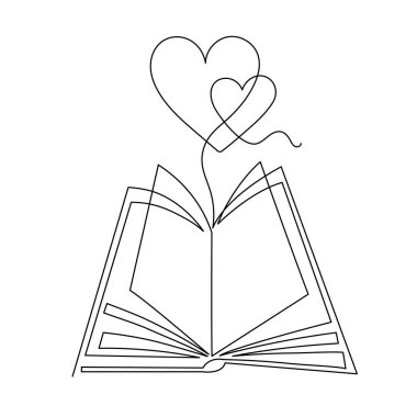 Bir satırlık kalp sanatı, el çizimi aralıksız kontur. 14 Şubat için romantik sembol. Konsept özeti, minimalist tasarım, basit dekorasyon okumayı severim. Düzenlenebilir vuruşlar..