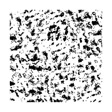 Grunge mürekkep dokusunun baskısı. Soyut dağınık damlalar ve sıçramalar. Vintage efektli leke ve perde arkası. İzole edilmiş. Vektör