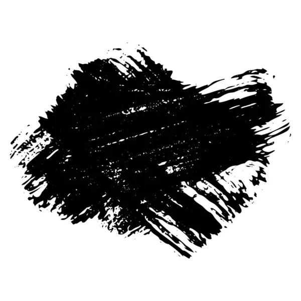Noda Grunge Brushstrokes Dengan Coretan Percikan Bintik Titik Streaks Abstrak - Stok Vektor