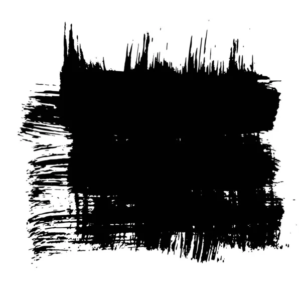 Noda Grunge Brushstrokes Dengan Coretan Percikan Bintik Titik Streaks Abstrak - Stok Vektor