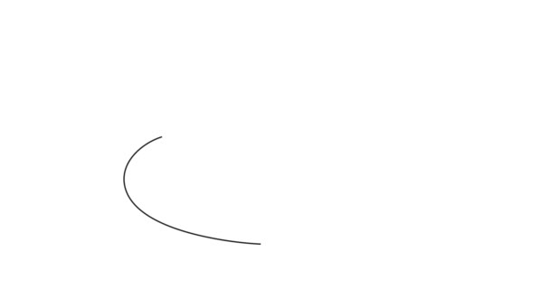 トルコ 行の芸術アニメーション 揚げられた家禽の肉の連続的な輪郭の自己描画の動き 手描きの感謝祭の日伝統的な食べ物 熱い皿の概要のお祝いのビデオ — ストック動画