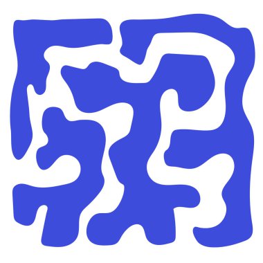 Matisse 'in ilham verdiği organik şekiller. Soyut moda modern naif çiçek şekilleri, botanik basit estetik elementler. Çağdaş kolaj, boho eğrileri dekorasyonu. İzole edilmiş. Vektör.