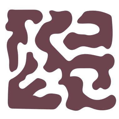 Matisse 'in ilham verdiği organik şekiller. Soyut moda modern naif çiçek şekilleri, botanik basit estetik elementler. Çağdaş kolaj, boho eğrileri dekorasyonu. İzole edilmiş. Vektör.