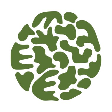 Soyut şekiller seti, modaya uygun modern organik siluetler, doğanın basit estetik elementleri. Geometrik çağdaş kolaj uygulaması moda posteri, boho kıvrımları dalgalı dekorasyon. İzole edilmiş.