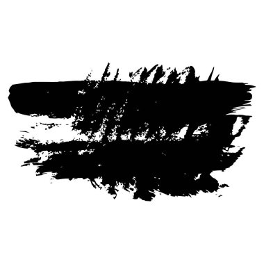 Grunge arkaplan, fırça darbeleri. Soyut imdat mürekkebi dokusu. El çizimi guaj boyası şeridi, pürüzlü ve itiş kakış. Tasarım için sanat öğesi. Vektör