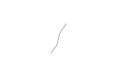 El ele tutuşan yena işareti bir çizgi sanat animasyonu, sürekli çizim hareketi. El çizimi iş dünyası minimalist finansal valuta tabelası, para birimi modası 4K kişisel çizim filmi