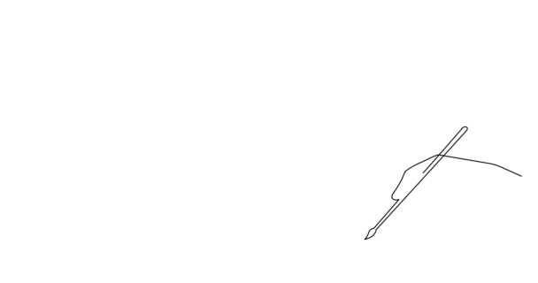 手怒Wi Fi表示单线动画 手绘手绘手绘手绘手绘网络热点 接入点连续等高线绘图运动 自由区无线在线概念 模板外挂 — 图库视频影像
