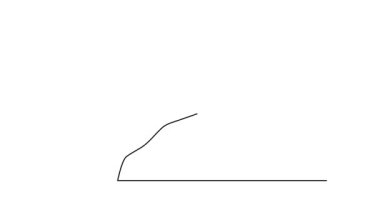 Elleri 2024 bir çizgi resim animasyonunu tutuyor, el çizimi sürekli kontur çizimi hareketi. Tatil konsepti, şenlikli yeni yıl el yazısı metin taslağı, minimal tasarım videosu 44k kendi kendini çizim